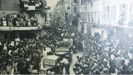 Défilé victoire Annecy 1944