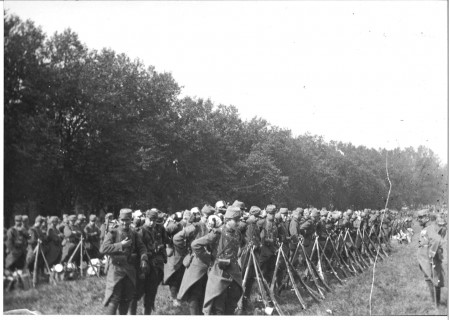 Mobilisation du 30e RI le 4 août 1914 sur le Pâquier (Annecy)