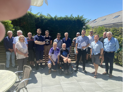 Les participants du 25e café historique HMMA
